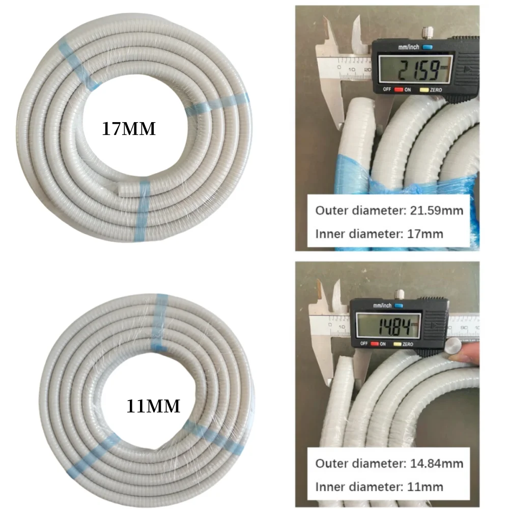 Tubo de sucção dental forte e fraco, 10m, mangueira, cadeira de dentista, turbina, ejetor de saliva, interno 8 11 15 17mm, ferramentas de odontologia