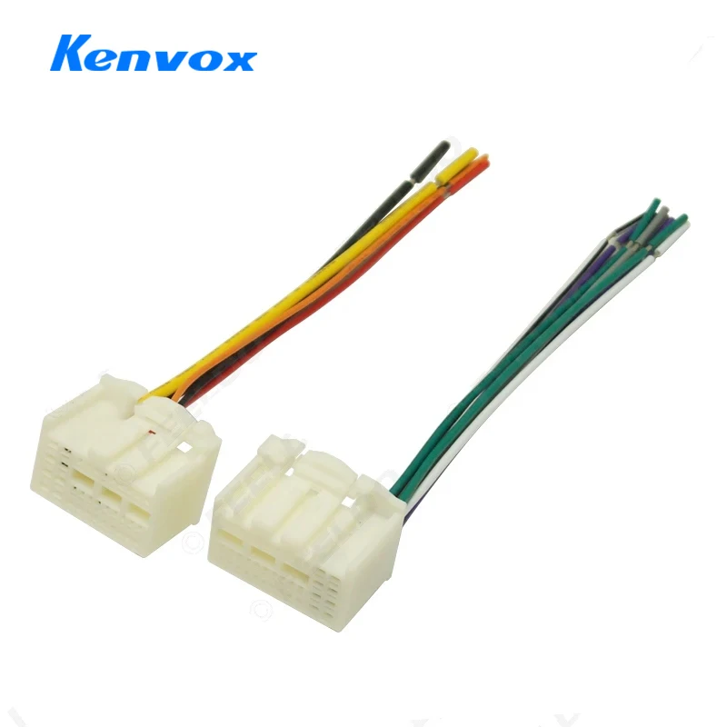 1Pc 35Pin Car Stereo Wire Harness Adapter Connector Plug Into Radio For KIA K2/K3/K4/Elantra/Mistra/Tucson (16~17)