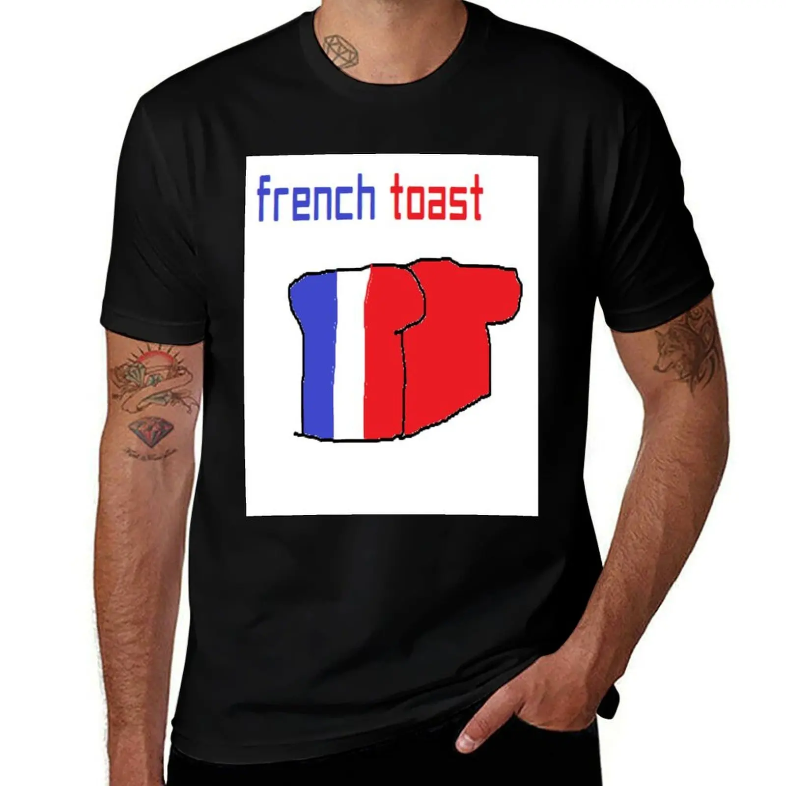french toast T-Shirt Long Lasting Casual T-Shirt