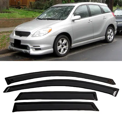 Window Visor for TOYOTA MATRIX E130 2003 2004 2005 2006 2007 2008 Wind Deflectors Rain Guards Door Visor Vent Shades Ventvisor