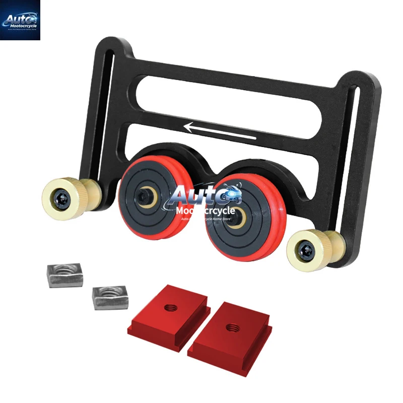 

Woodworking Assembly Table Saw Clear Cut Press Stock Push Guide Tool Aluminum Alloy One-way Safety Feeder Guider Tool T-Tracks