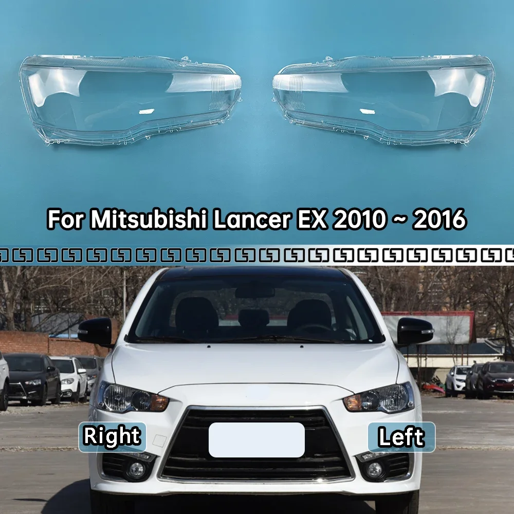 

Для Mitsubishi Lancer EX 2010 ~ 2016 корпус линзы для фар, прозрачная крышка фары, замена оригинального абажура из плексигласа