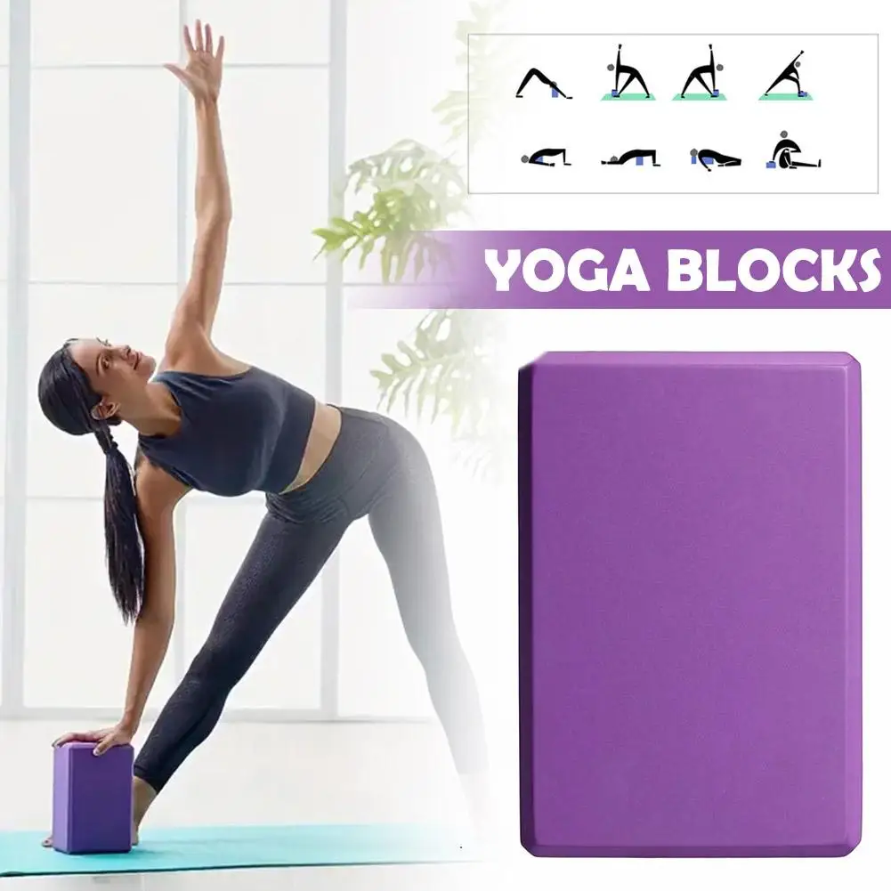 

Yoga Building Blocks Cubes Pilates Bricks Reinforcement Yoga Friendly Mats Eco Bricks Exercise EVA Block Lightweight Foam Q9S8