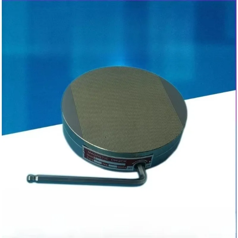 Strong Round Permanent Magnetic Chuck Fine Pole Circular Workholding Plate For Grinder Lathe EDM Wire Cutting Machine