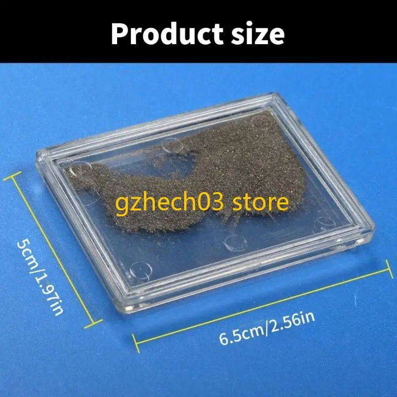 G2AC Iron Powder Filings in Box Magnetism Experiment Teaching Tool For Science Education Teaching Demonstration