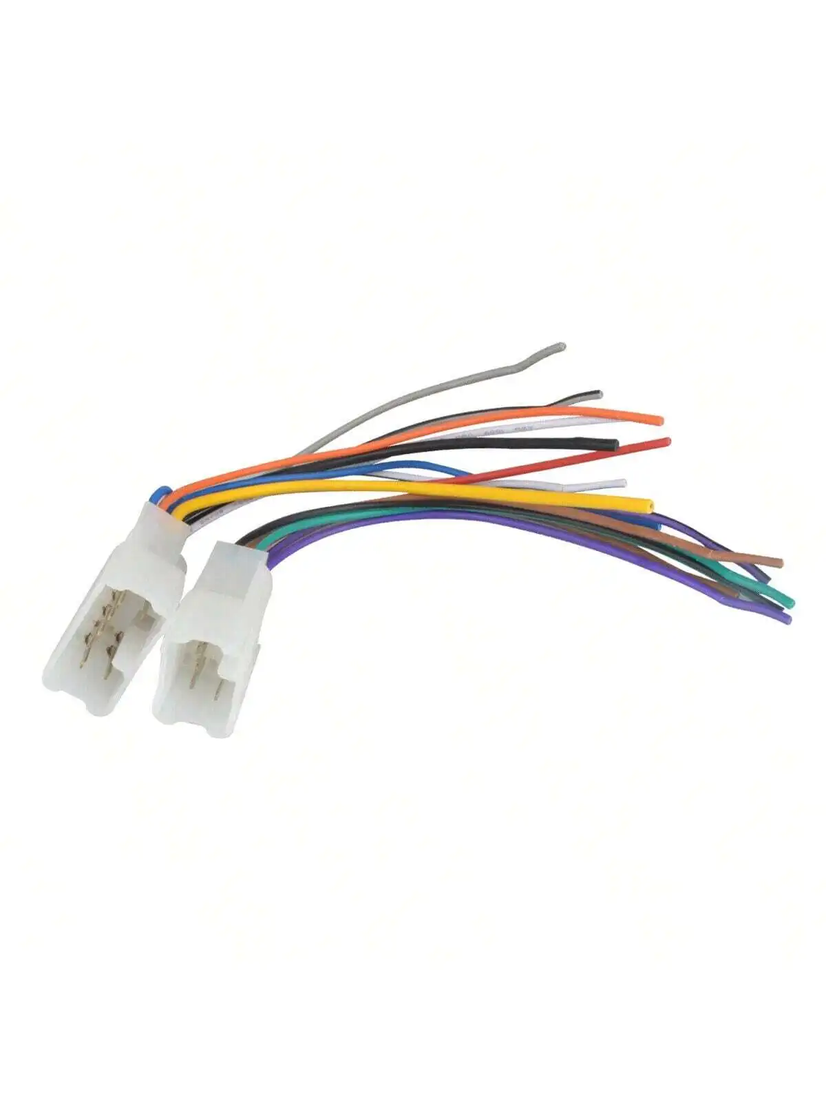 1 Pair Car Radio Stereo Wiring Harness Adapter Aftermarket Install Cable For Toyota