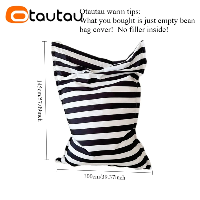 OTAUTAU Outdoor Oxford Bean Bag Cover Floats Pillowsac DD198【No Filler Inside! You Need To Buy Filler By Yourself !】 view 3