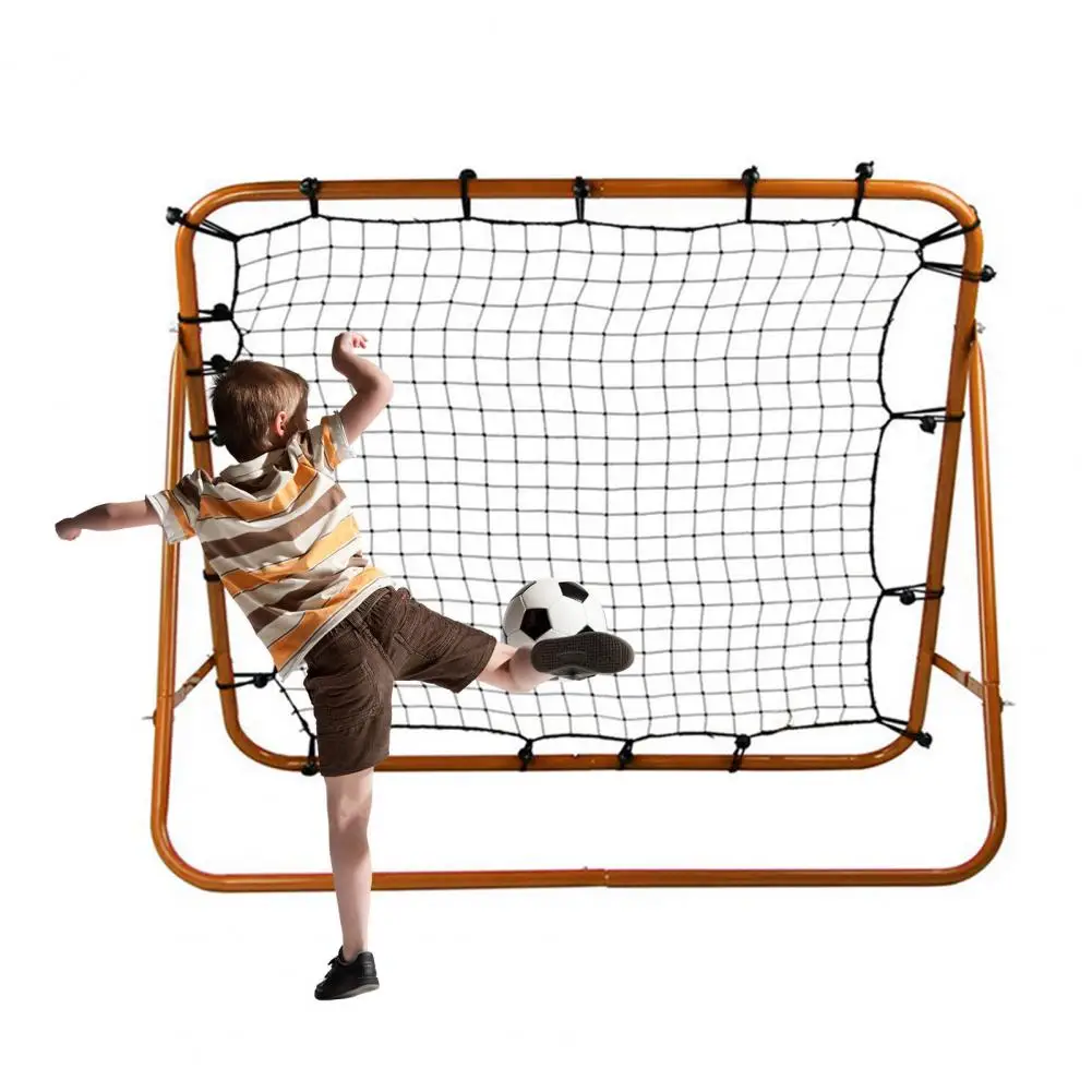 Football Practice Net Adjustable Angle Soccer Rebounder Net with Elastic Ropes for Football Practice Portable Kickback Target