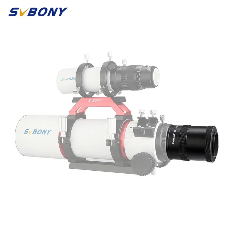 SVBONY SV209 Spłaszcz polowy 1,0x do Astrofotografii SV550 80F6 Połączenie M63x1 Czarny