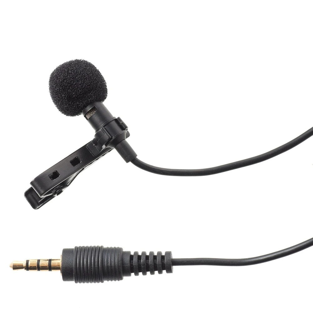 Clip-on Omnidirectional Condenser Microphone for Apple Iphone Ipad Ipod Touch Samsung Android and Windows Smartphone