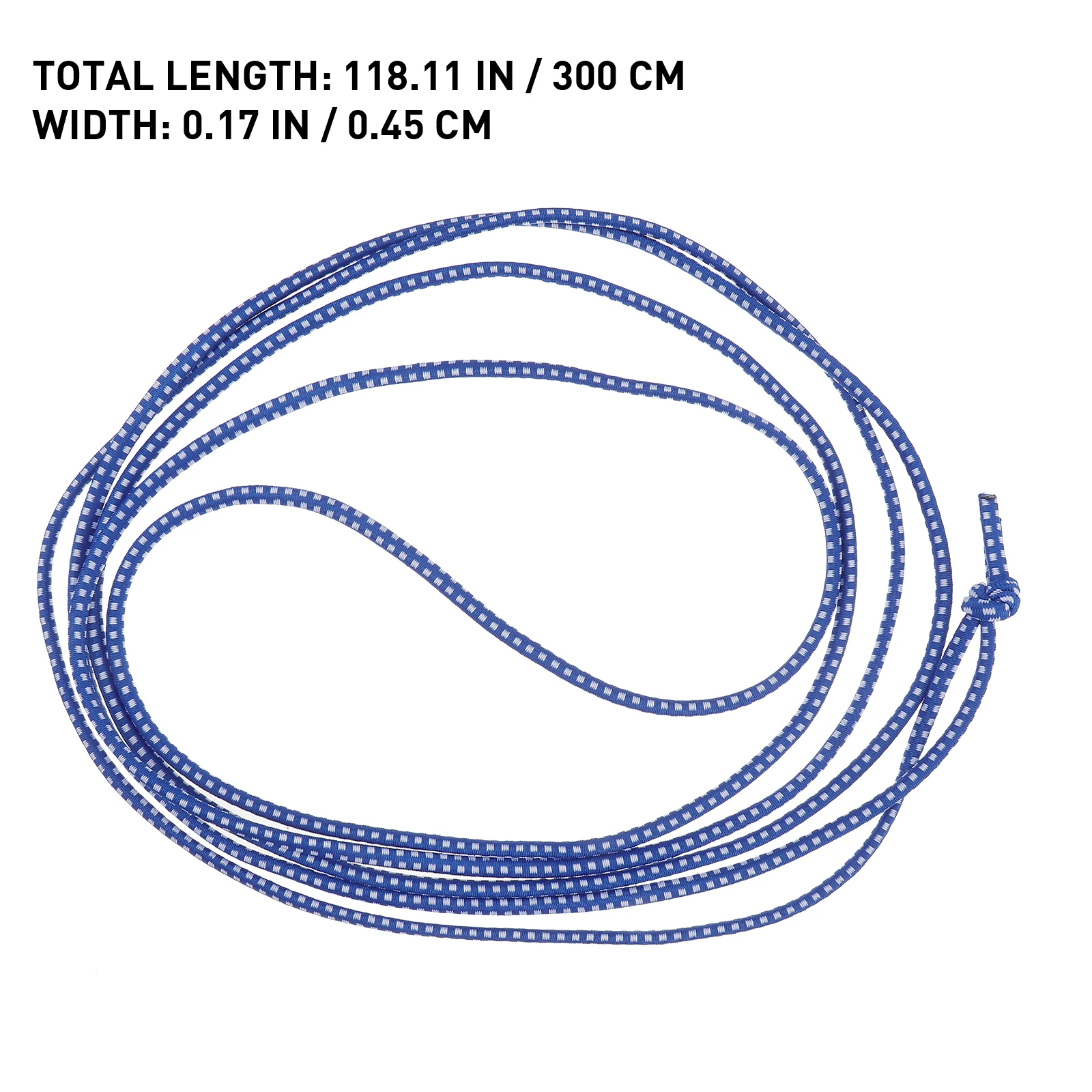 Jumping Rubber Band Toys Skipping Rope for Girl Elasticity Blue Polyester Student