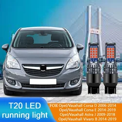 2PCS T20 led Lights for Opel/Vauxhall Meriva B 2010-2017/Vauxhall Mokka A2012-2019/Vauxhall Zafira Tourer C 2011-2019 Day Light