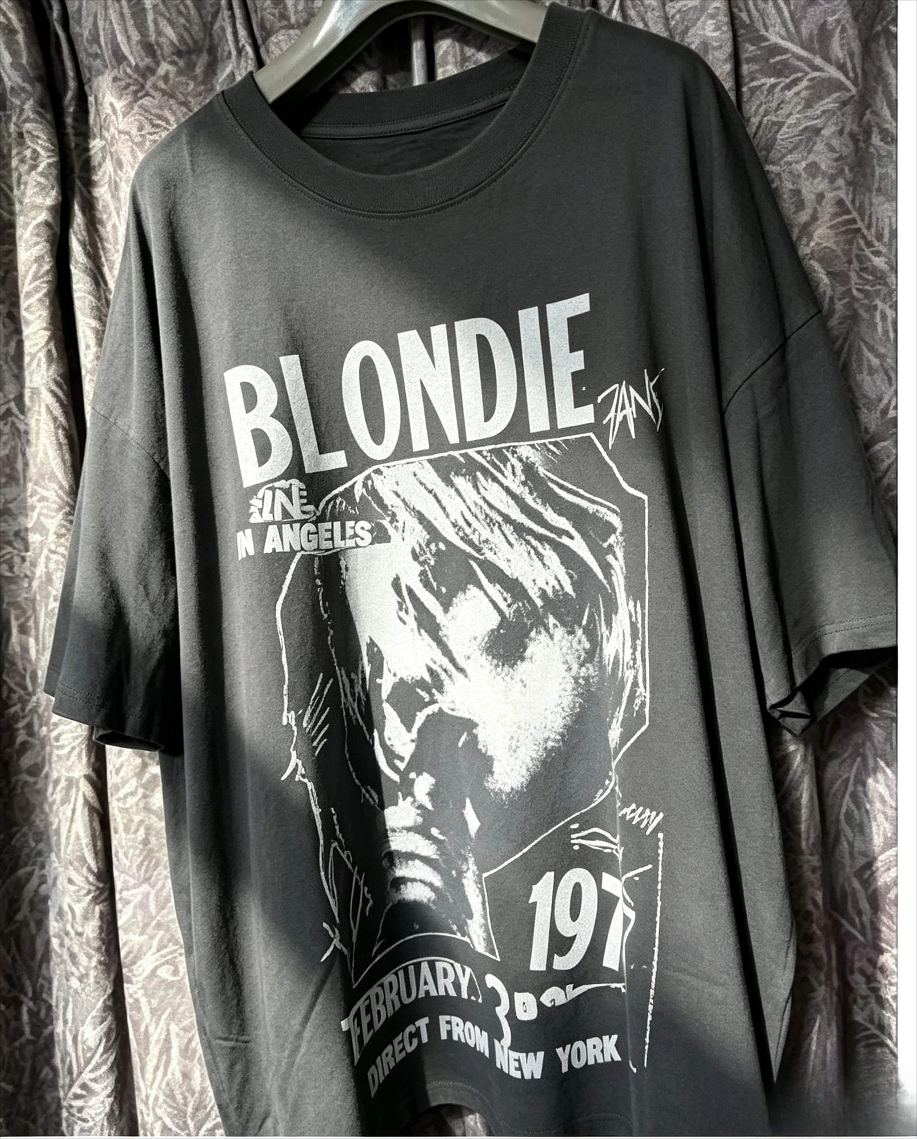 Blondie Shirt Blonde Black Short Sleeve Cotton T-Shirt Summer Men's and Women's Loose and Breathable T-shirt Top