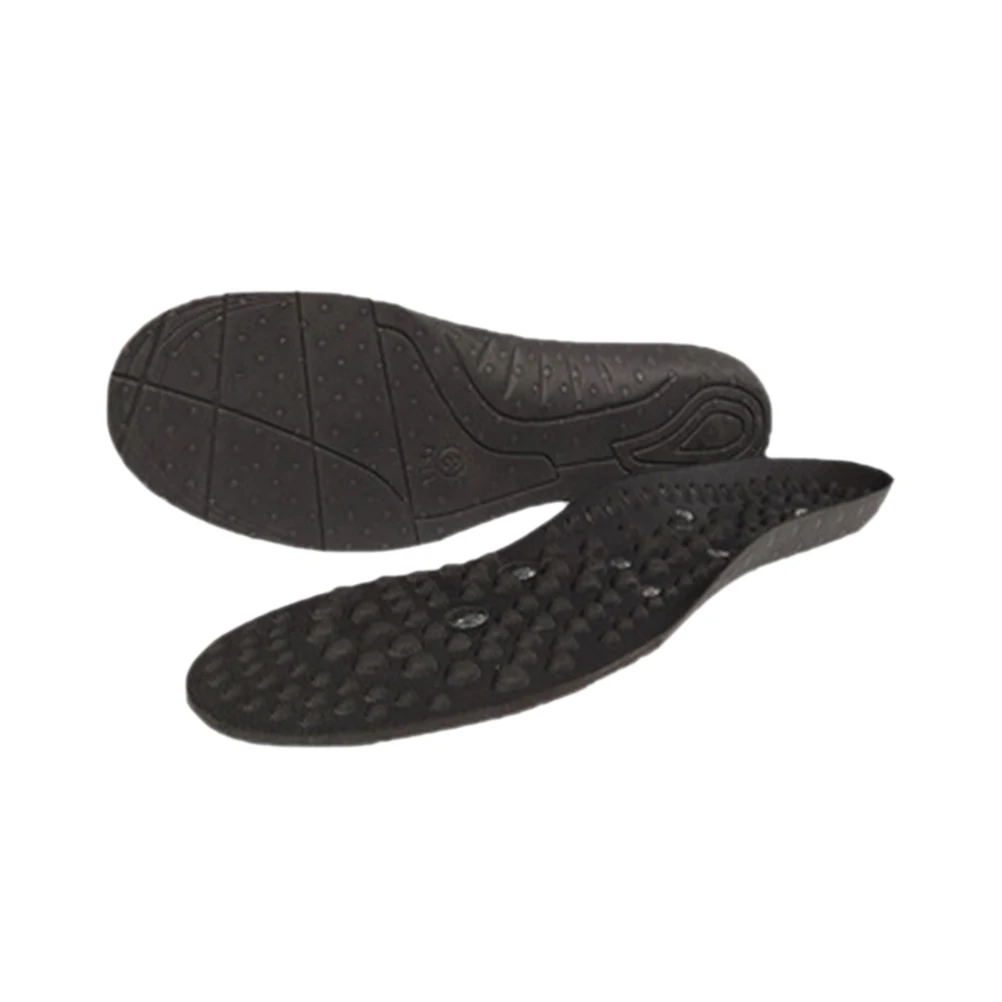 

Magnetic Therapy Insoles Black Arch Support Foot Care Massage Insole Cuttable for Men Women Magnet Acupressure Design Metabolism