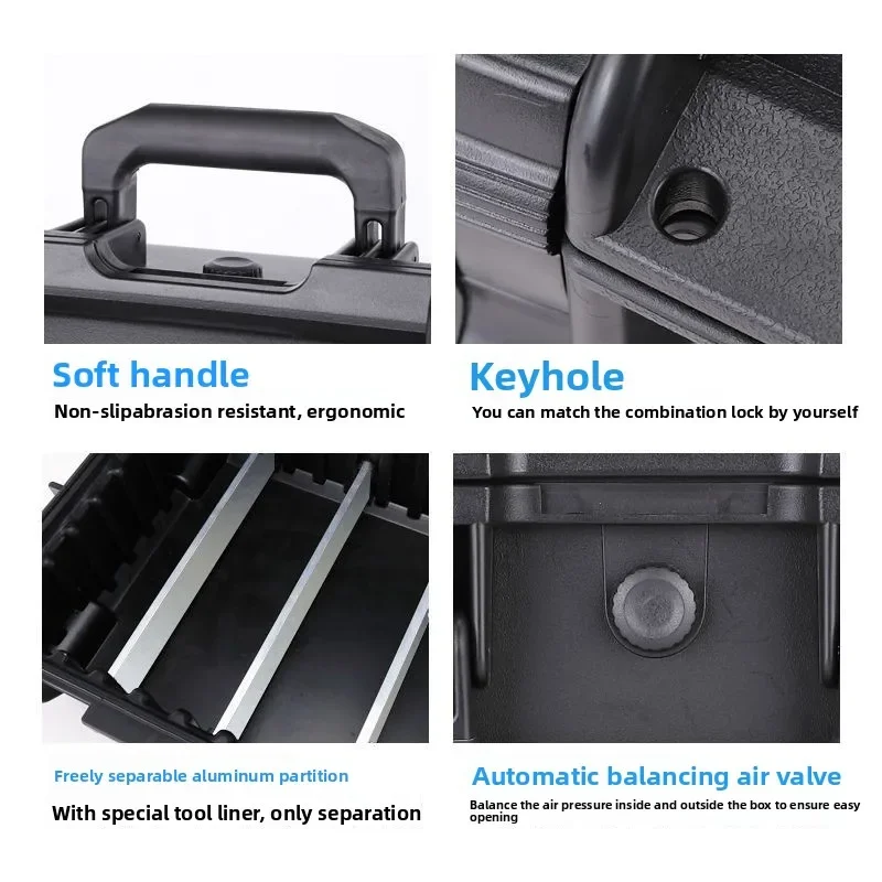 2025 مقاوم للماء المضادة للتصادم التعادل قضيب الأدوات الأجهزة رحلة عمل في الهواء الطلق سعة كبيرة متعددة الطبقات صندوق تخزين الأدوات 567 #3