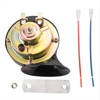 Car Universal 12V 300DB Waterproof Electric Snail Horn Air Horn Loud Raging Sound for Car Motorcycle Truck Boat Siren-VVBC