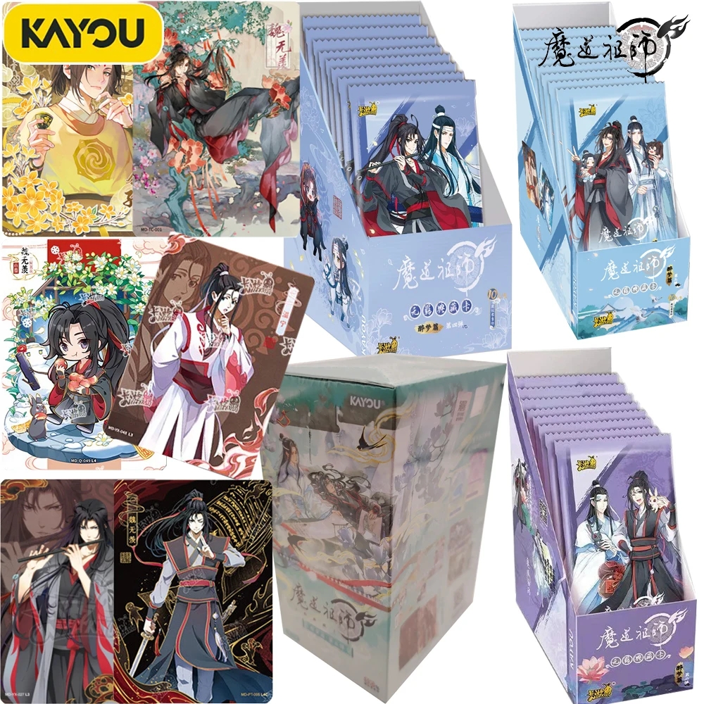 New Genuine Kayou Anime The Founder of Diabolism Collection Cards Popular Characters Exclusive Charm Close-up Cards Adult‌ Gifts