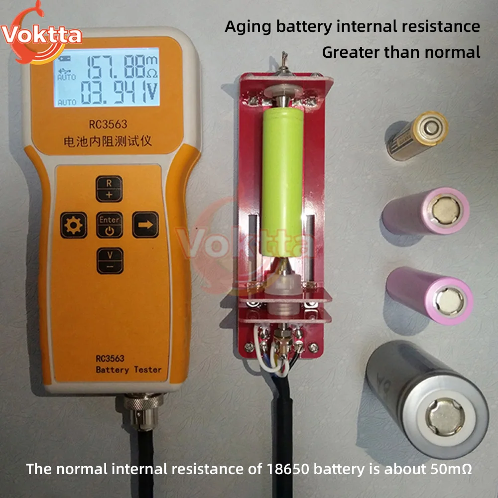 RC3563 18650 Battery Voltage Internal Resistance Tester High-precision Internal Resistance Detector Battery Tester Analyzer