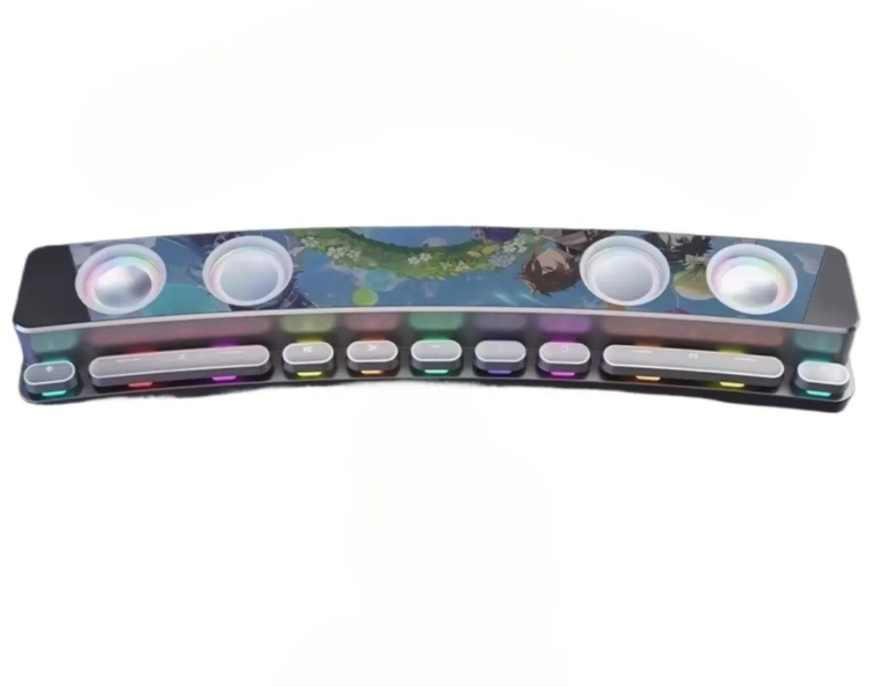 

Nvarcher Wireless Bluetooth Game Speaker With LED Light Home Computer Desktop HiFi 3D Surrounding Colorful Bass Subwoofer SH39