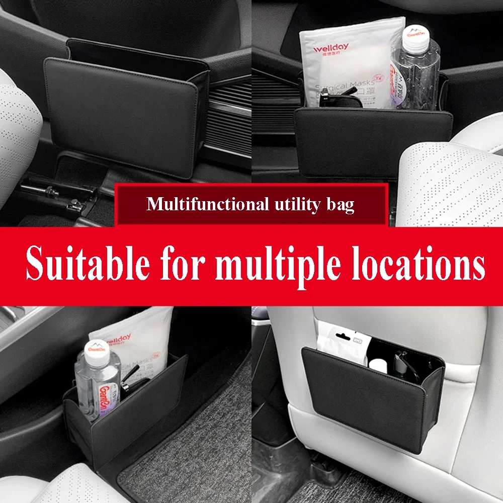 Car Trash Can Collapsible Leak-Proof Storage Bag Backseat with Garbage Bag for Chery Tiggo 2 3 4 5 6 7 8 3X 5X Pro T11 5X Glx 7