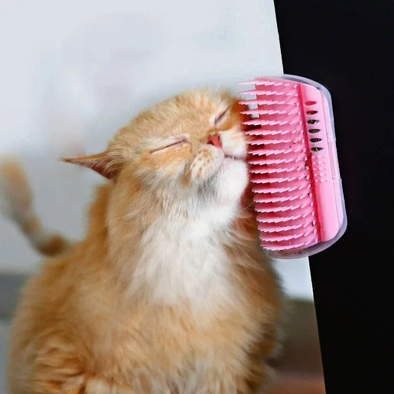 Cats Brush Corner Cat/Dog Massage Self Groomer Comb Rubs The Face with A Tickling Product Dropshipping New Pet Rubbing Toys