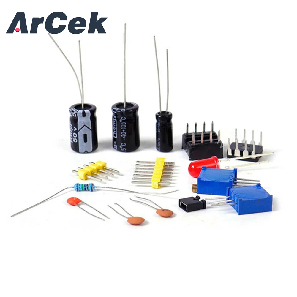 NE555 Pulse Generator Pulse Starter Duty Cycle and Frequency Adjustable Module DIY Kit Oscillator Square Wave Signal Generator