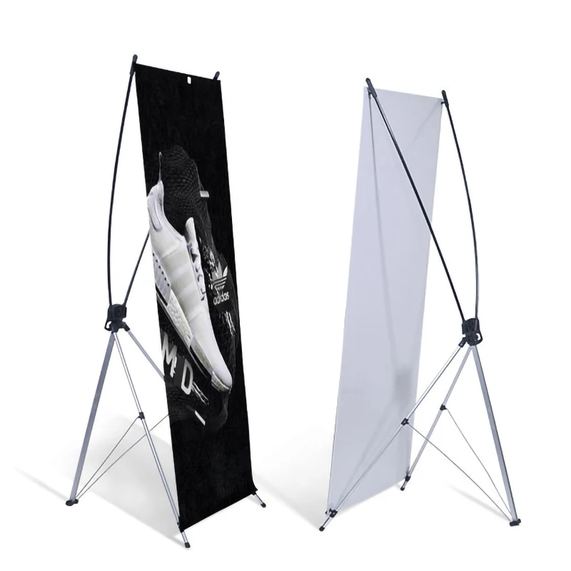 Promotional Trade Show Banner Display Advertising Wooden X Banner Stand