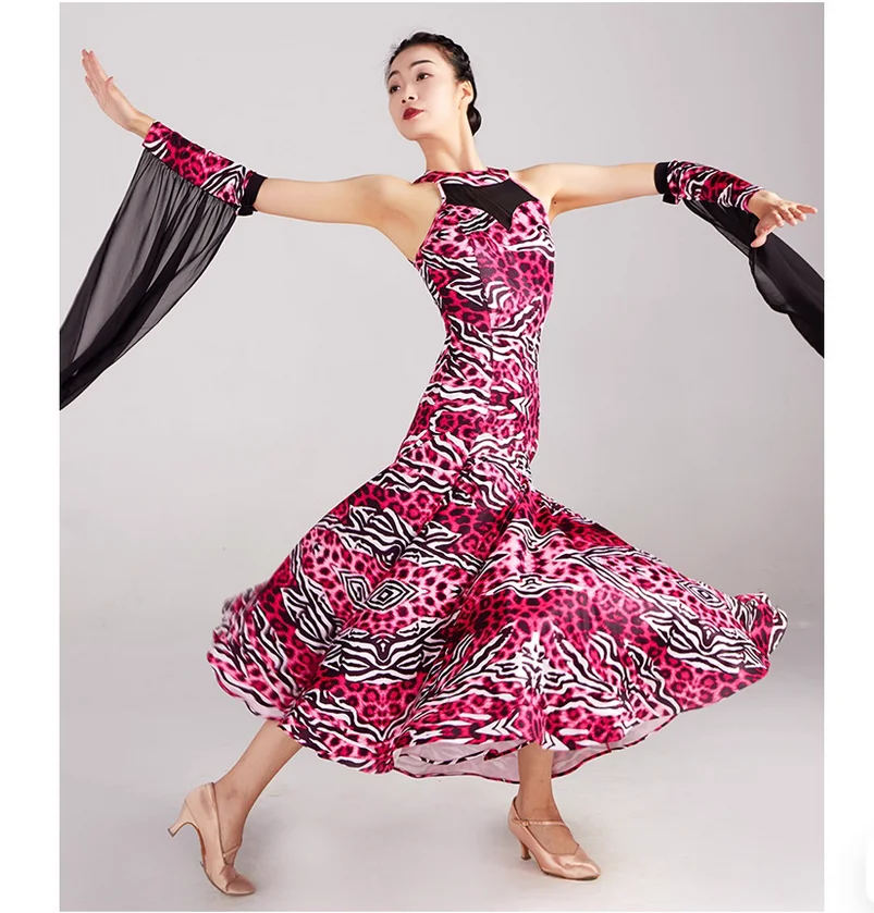 

Modern Dance Competition Dress Women's National Standard Waltz Dance Dress