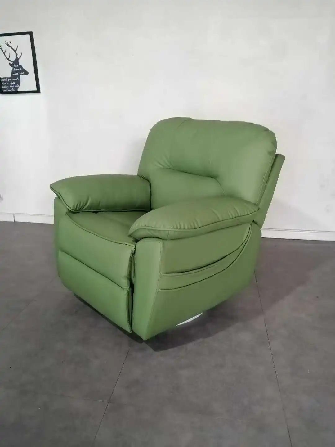 Synthetic Leather Metal Frame Modern Cinema Recliner Chair High-End Electric Massage Extendable Home Theater Laptop Table