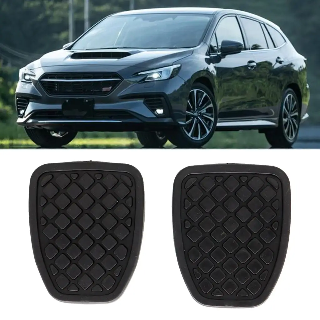 2x Brake Clutch Foot Pedal Pad Cover Non slip Rubber For Subaru Forester IMPREZA Legacy Outback WRX Car Accessories 36015-GA111