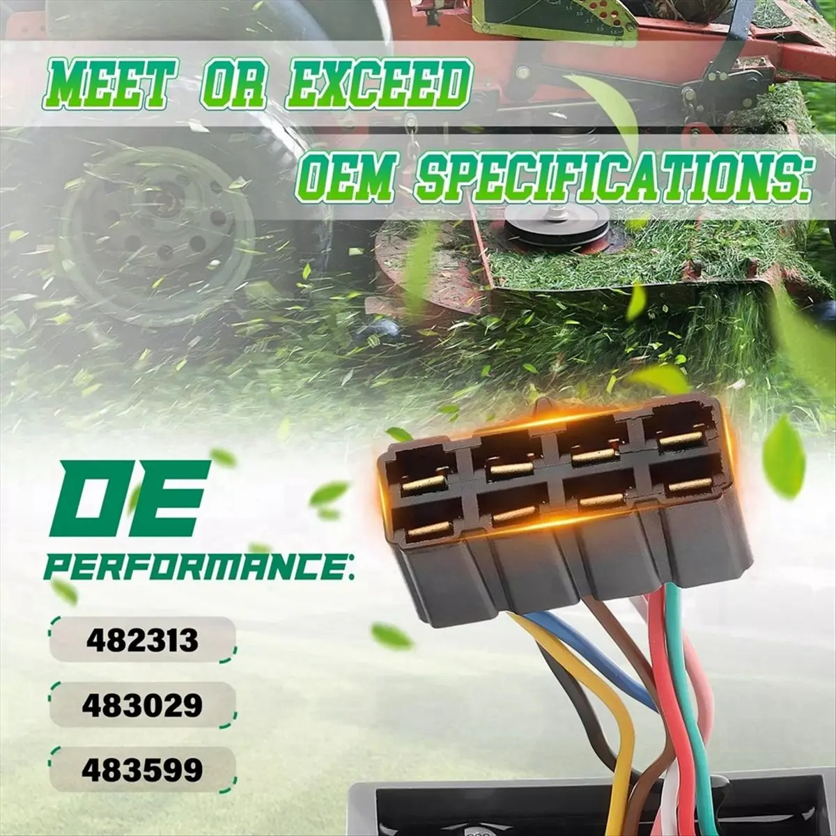 Electronic Lawn Mower Module Replacement 483029 483599 482313 for Cheetah SCZ48V-22FX SCZ48V-23CV SCZ48V-25CV
