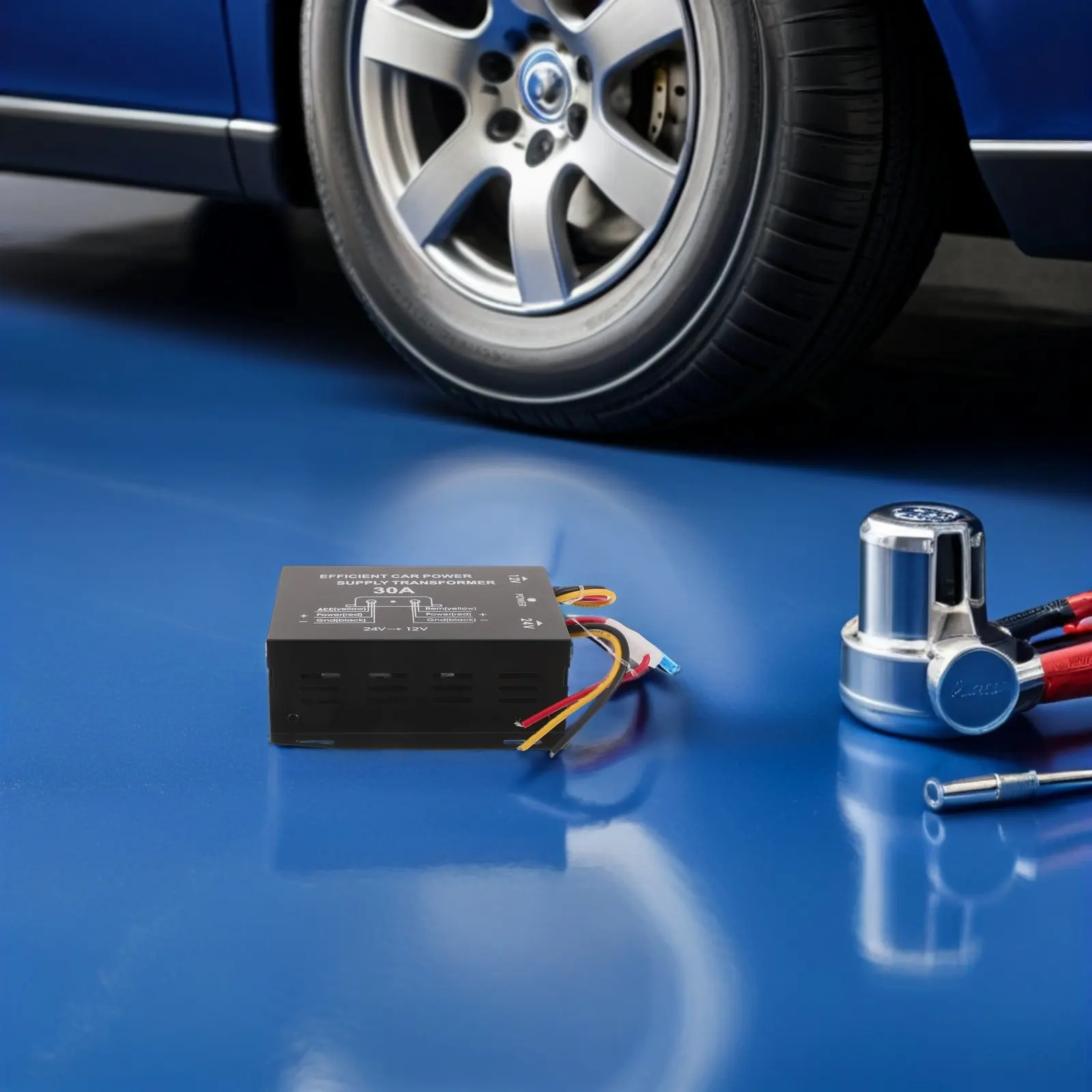 Car Power Converter Step Down Buck Converter Module High Power Voltage Regulator Mini Transformer Module for Vehicle Electronic