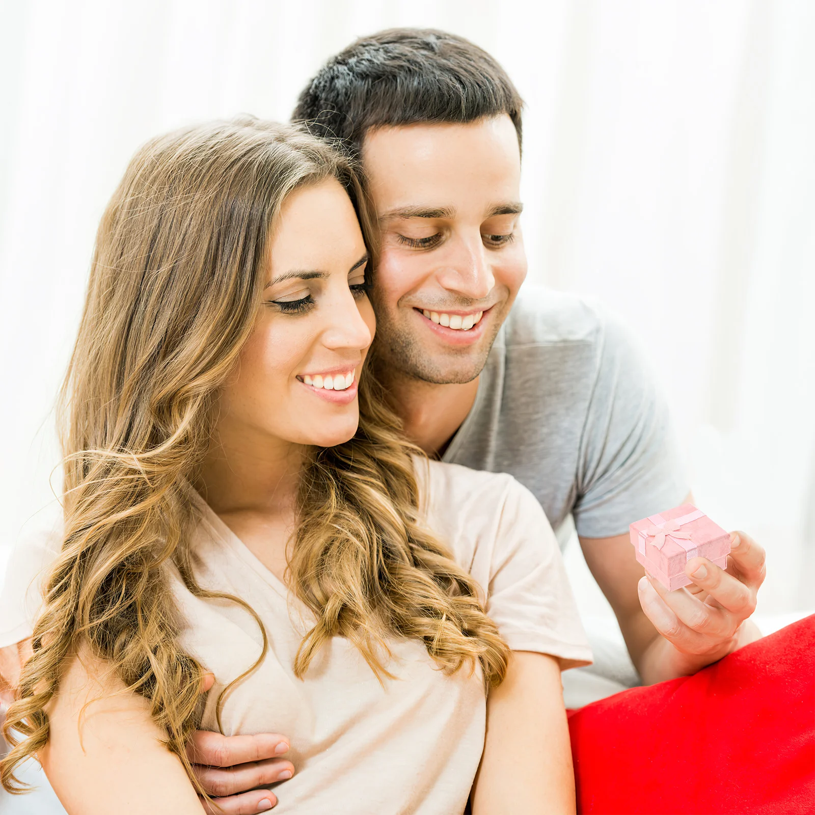 

16 шт. шкатулки для драгоценностей с бантом, прочный чехол для колец для хранения для женщин, свадебный подарок на день Святого Валентина, розовая элегантная шкатулка для драгоценностей