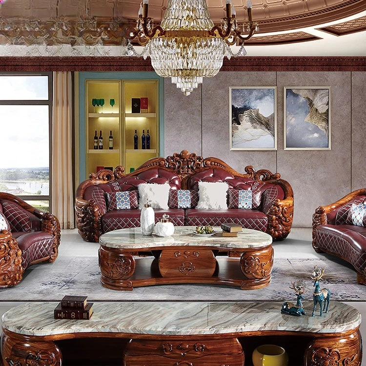 Диван из черного дерева