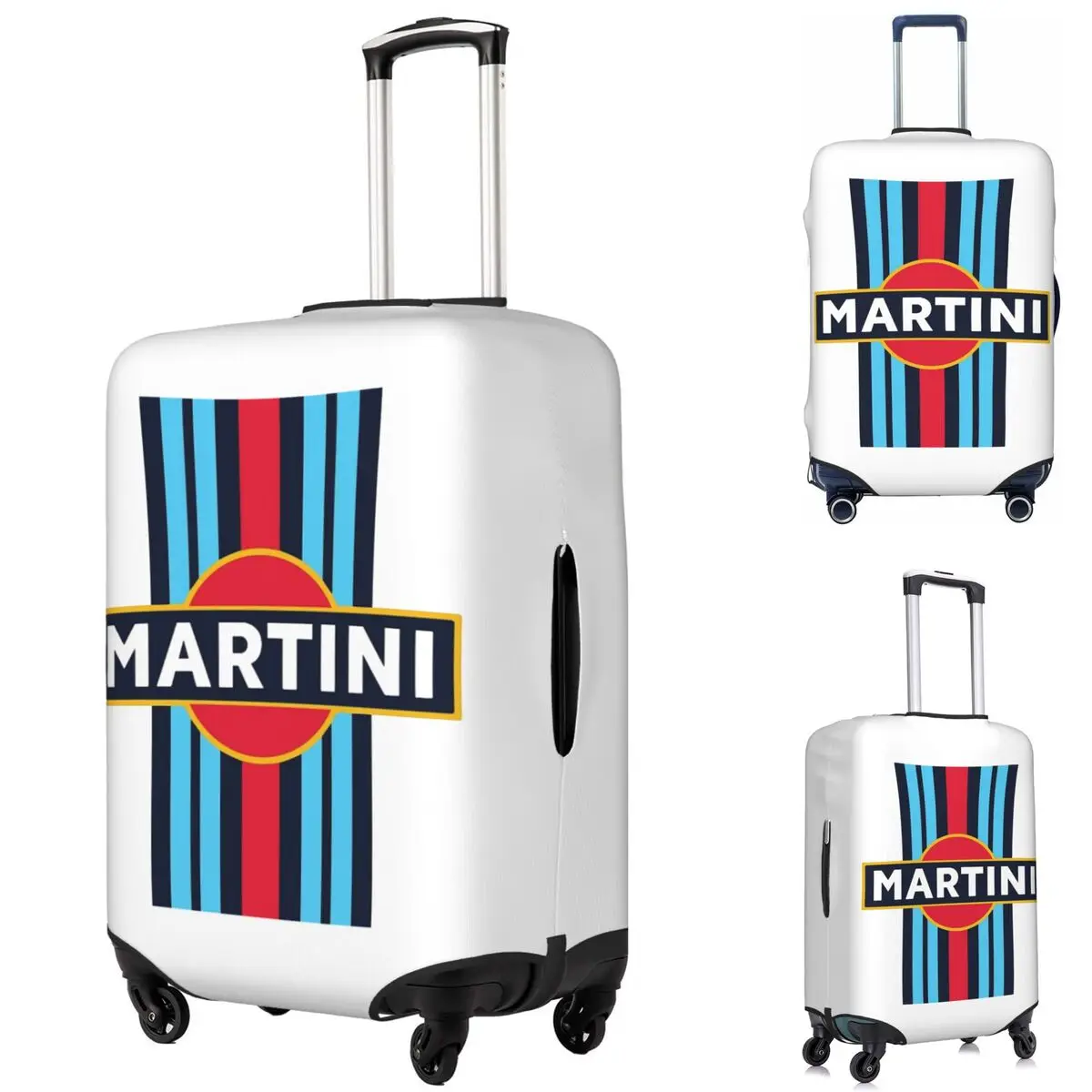 

Martini Racing Suitcase Cover Protection Elastic Trip Luggage Protector Covers for 18-32 Inch