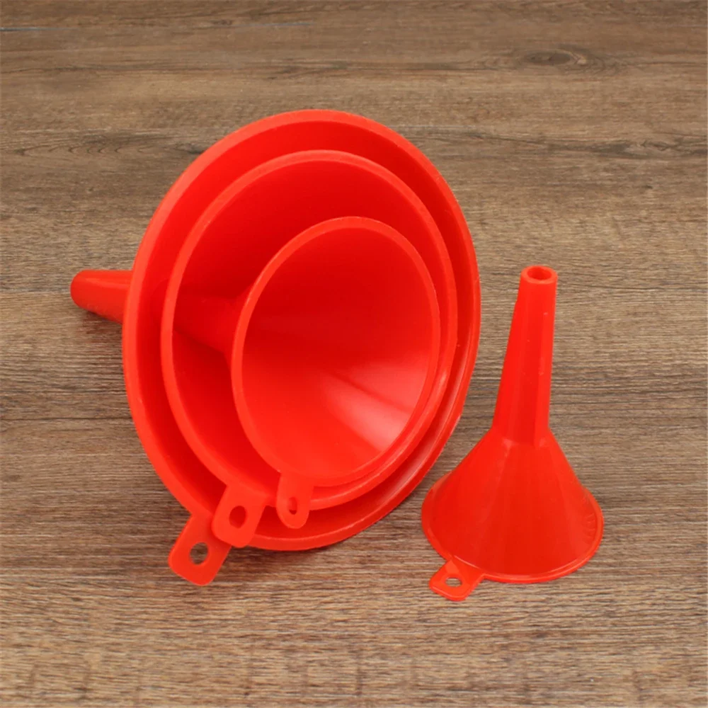 Embudo de plástico de gran calibre multiusos, relleno industrial grande, repostaje de automóviles, embudo de botella de plástico pequeño