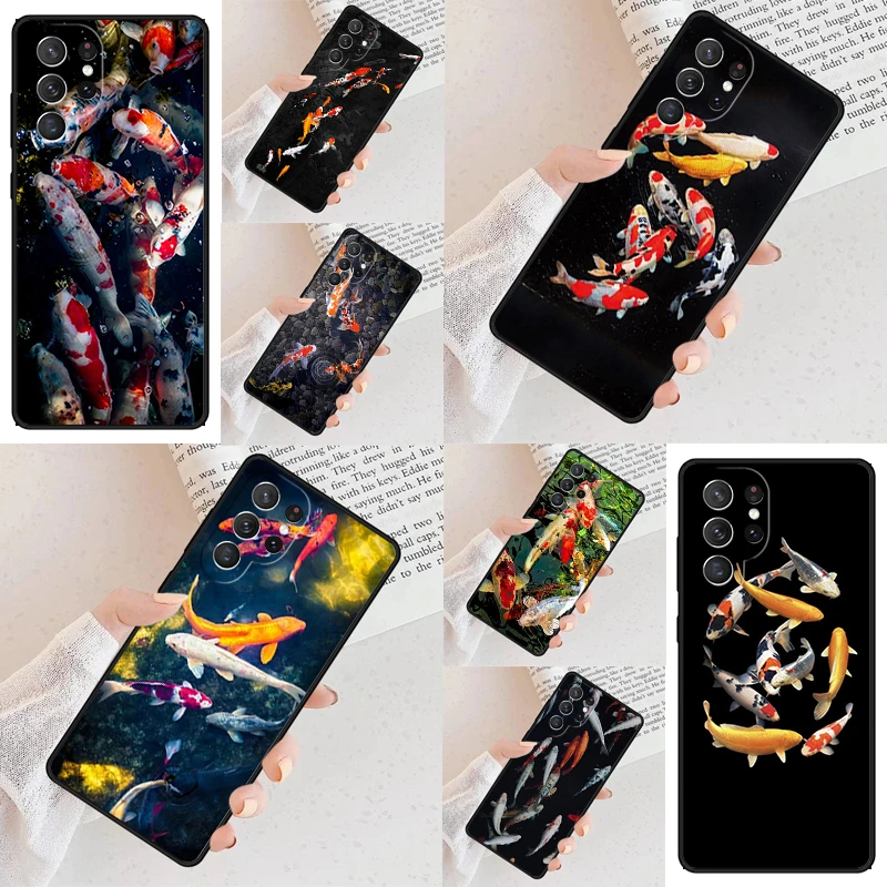 KOI CARP FISH Cell Phone Case for Samsung Galaxy S26 Ultra S25 S24 S23 S22 S21 S20 Note10 Cover