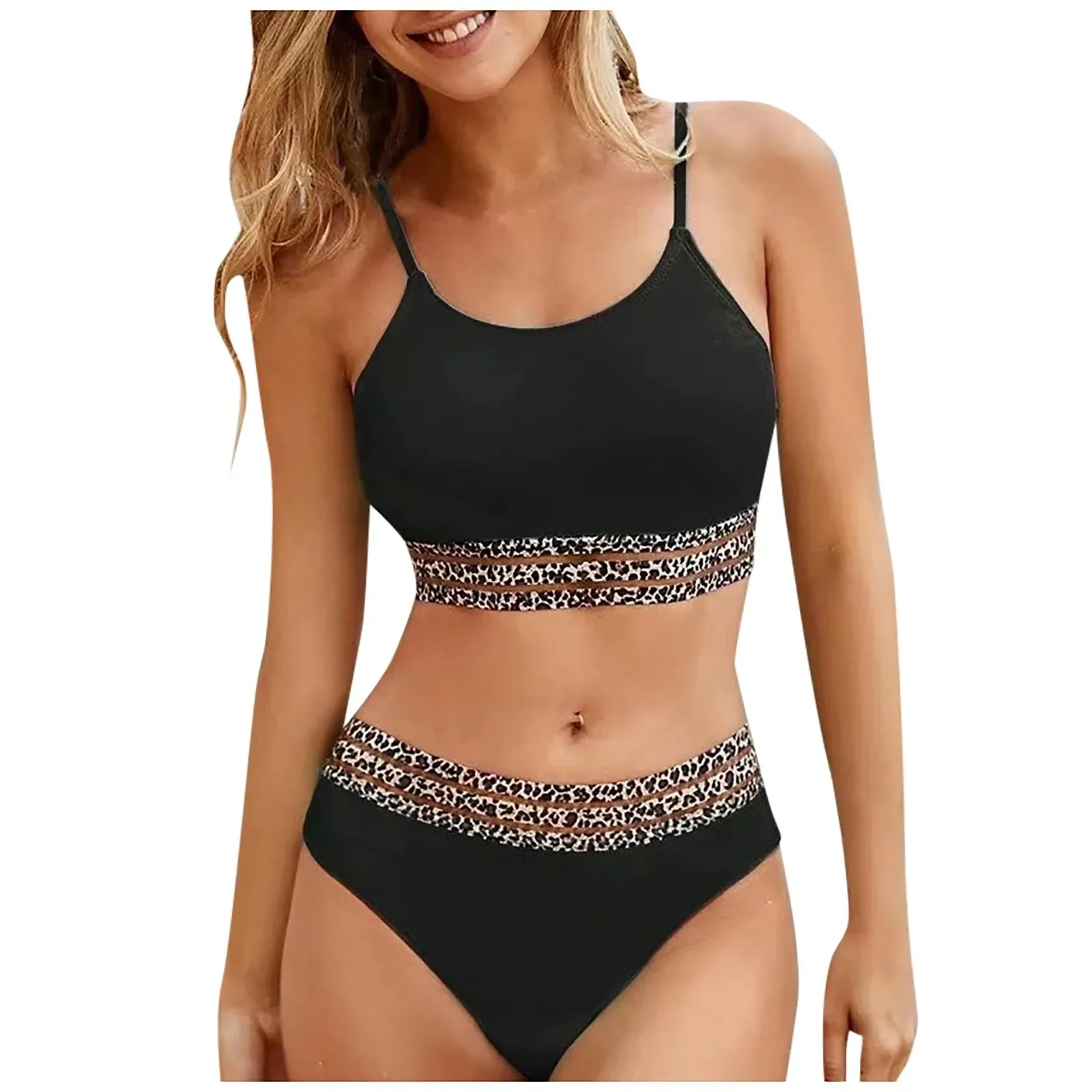 Bathing Suit For Women Tummy Control Women'S Sexy Solid Color Triangle Bikini Bikini Two Pieces Trajes De BañO 2025 Mujer