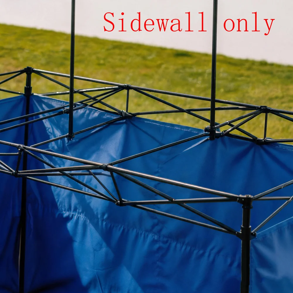1 Piece of Klein Blue Tent Side Panel Suitable for 10 Feet * 14.7 Feet, Which Can Provide Partitioning, Sun Shading, and Uv Protection