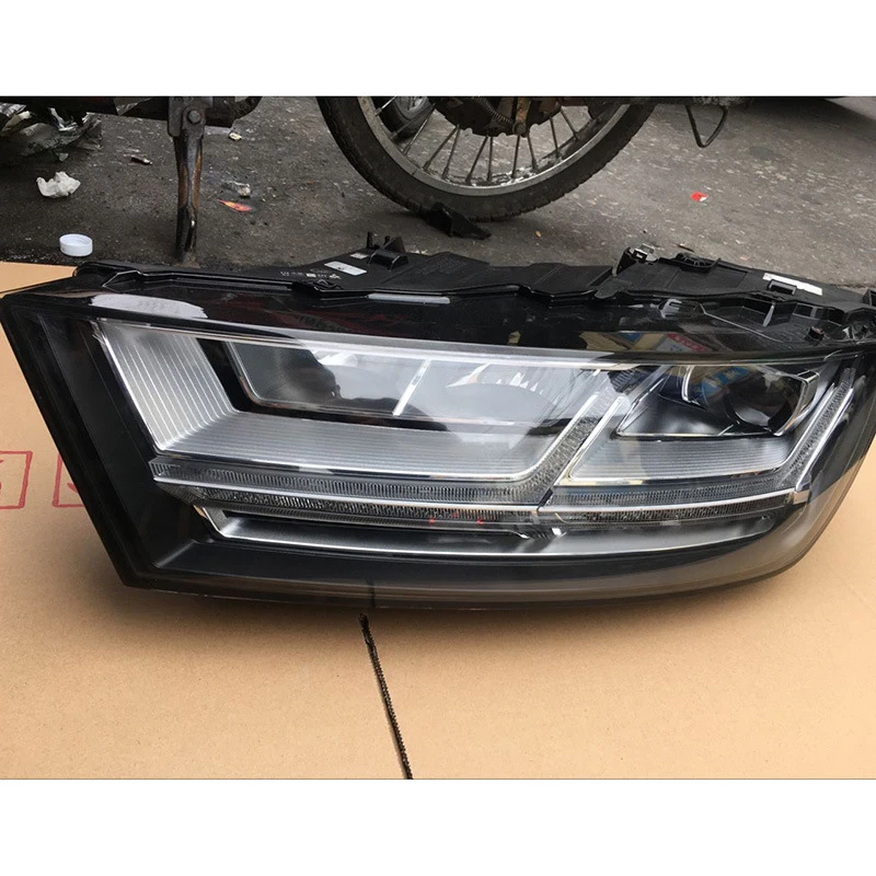 Suitable For Audi Q7 Semi-Assembly, Q7 Full LED , Original Factory Q7 Low- To High-End Headlight Conversio