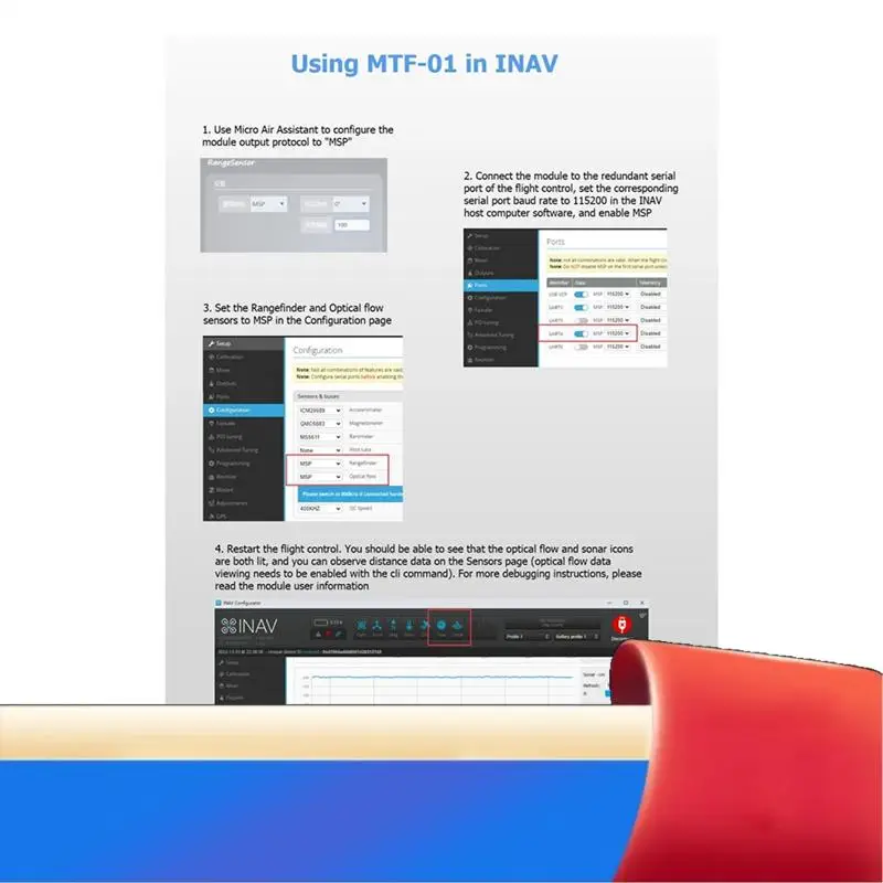 

Модуль оптического датчика MTF 01 PMW3901, оптический датчик расхода, лазерный дальномер 8 м, встроенный X62A