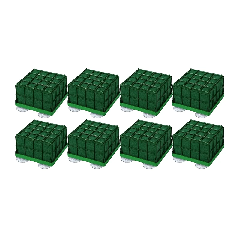

8PCS Cage Floral Foam For Flowers Flower Holder Green With Floral Foam For Flowers Cage