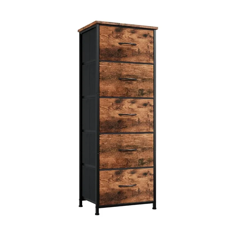 

Storage cabinet, bedroom bedside table, simple living room, non-woven drawer against the wall, narrow storage