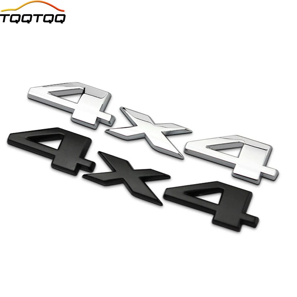 

1Pcs 3D Metal 4X4 Car Side Fender Rear Trunk Emblem Badge Sticker Decals