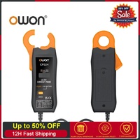 OWON CP024 AC DC Clamp Probe Tester DC/AC Current Probe For Digital Storage Oscilloscopes Jawed Triple Gear Current Clamp Scope