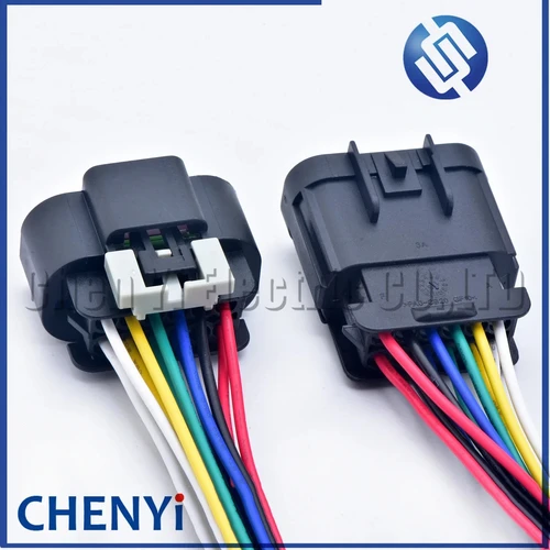 Imagen 2 del producto Conector impermeable de 12 pines/vías para automóvil, lámpara frontal, enchufe de arnés de cables para faro 15326849 15326854   Para Roewe I5 MG5 MG 5