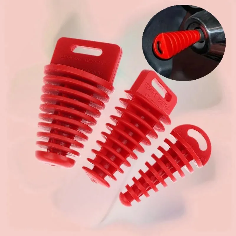 

Premium Motorcycle Muffler Exhaust Silencer Wash Plug; Universal Pipe Air-Bleeder Protector & Accessories