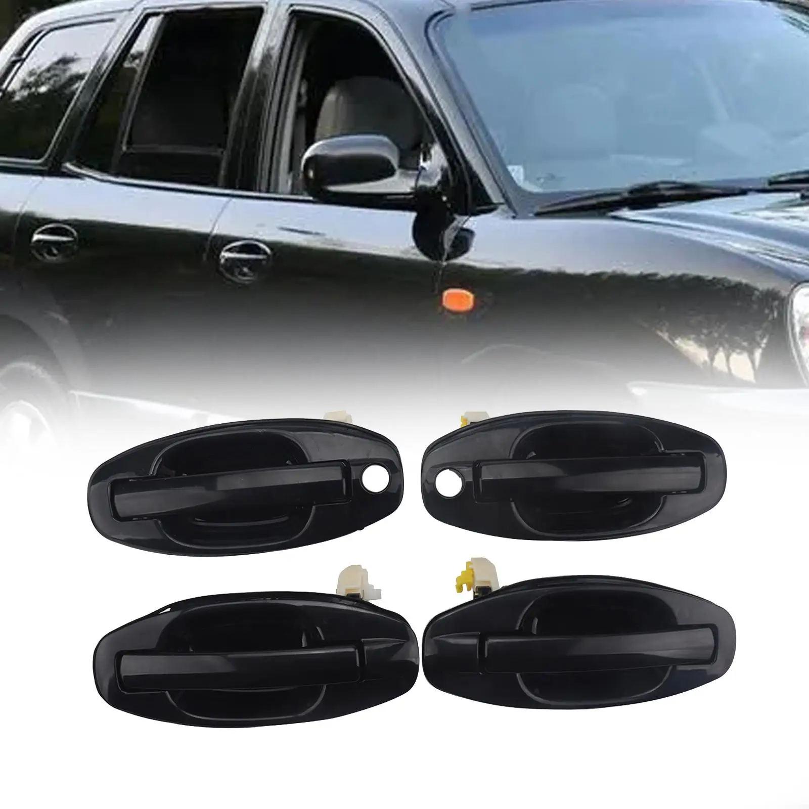 Car Exterior Door Handles for Hyundai Santa FE Modern Premium Lightweight Replaceable Easy Installation Spare Parts 8266026000