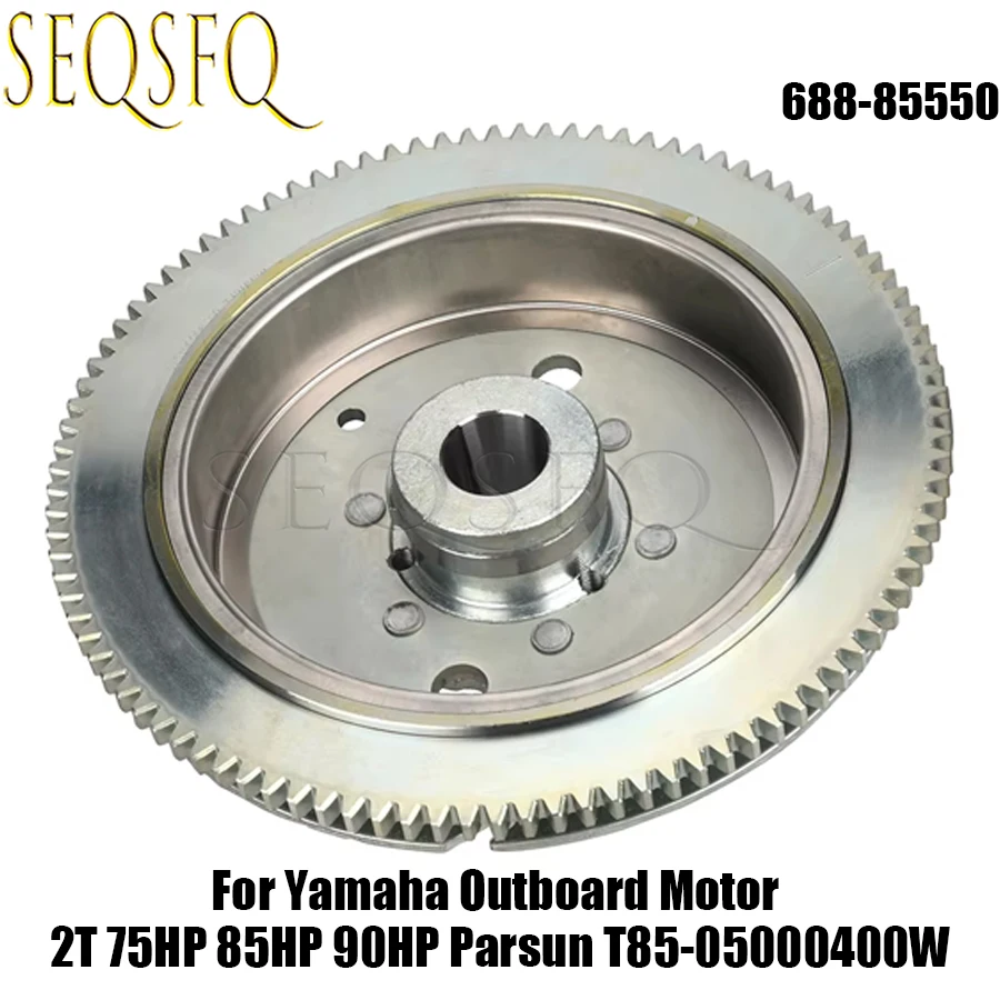 688-85550 6AH-85550 6K5-85550 Outboard Rotor Assy Flywheel for Yamaha Parsun 2T 50HP-90HP 4T F15A Boat Engine Parts