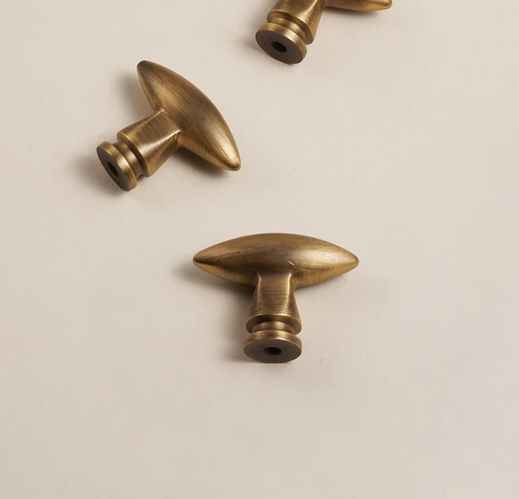 Dooroom Möbelgriffe aus massivem Messing, Vintage-Ovalknöpfe, Schrank-, Kleiderschrank-, Kommode- und Schubladenknöpfe, glatte Oberfläche, langlebig, Großhandel – Detail 14